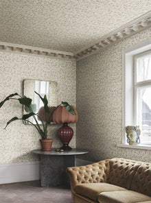 S10681 Olivia Burgundy Wallpaper by Sandberg