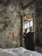 S10682 Ines Sage Green Mural by Sandberg
