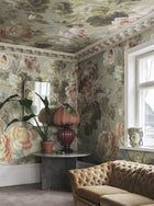 S10682 Ines Sage Green Mural by Sandberg