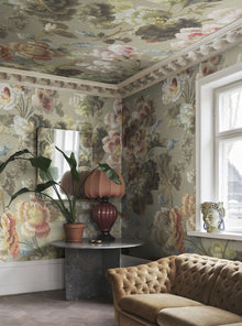 S10682 Ines Sage Green Mural by Sandberg