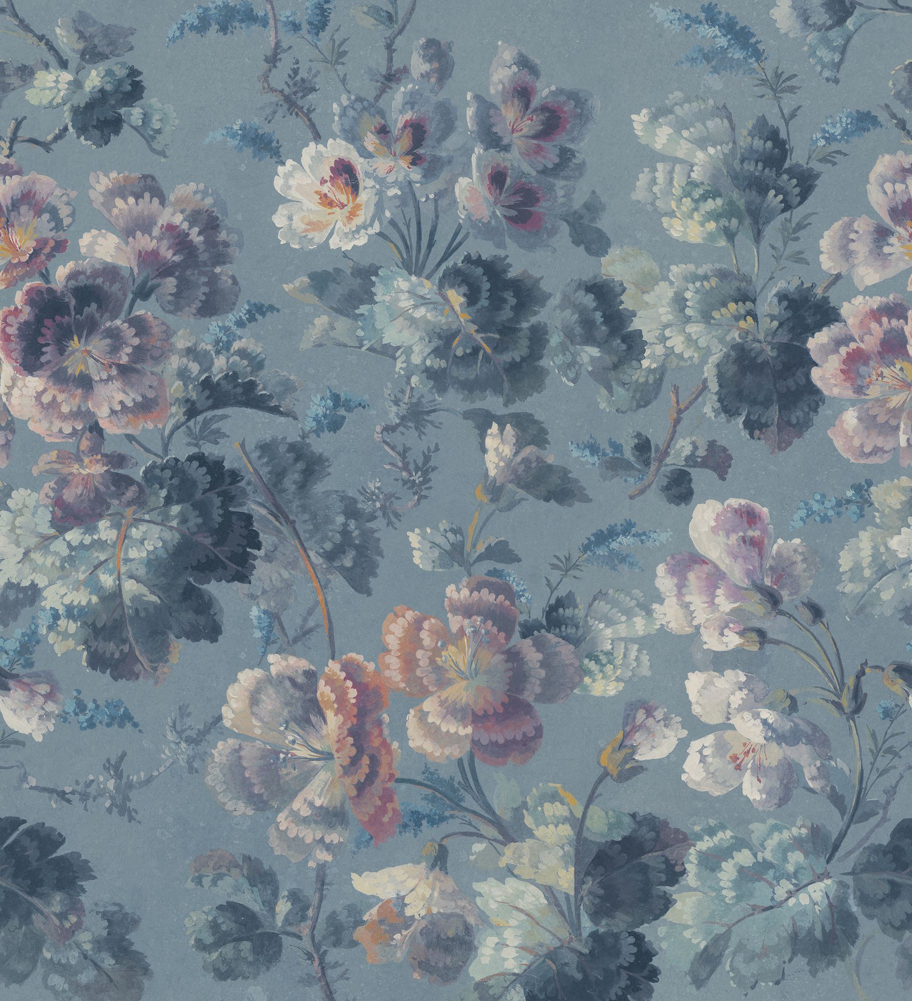 S10684 Ines Blue Mural by Sandberg