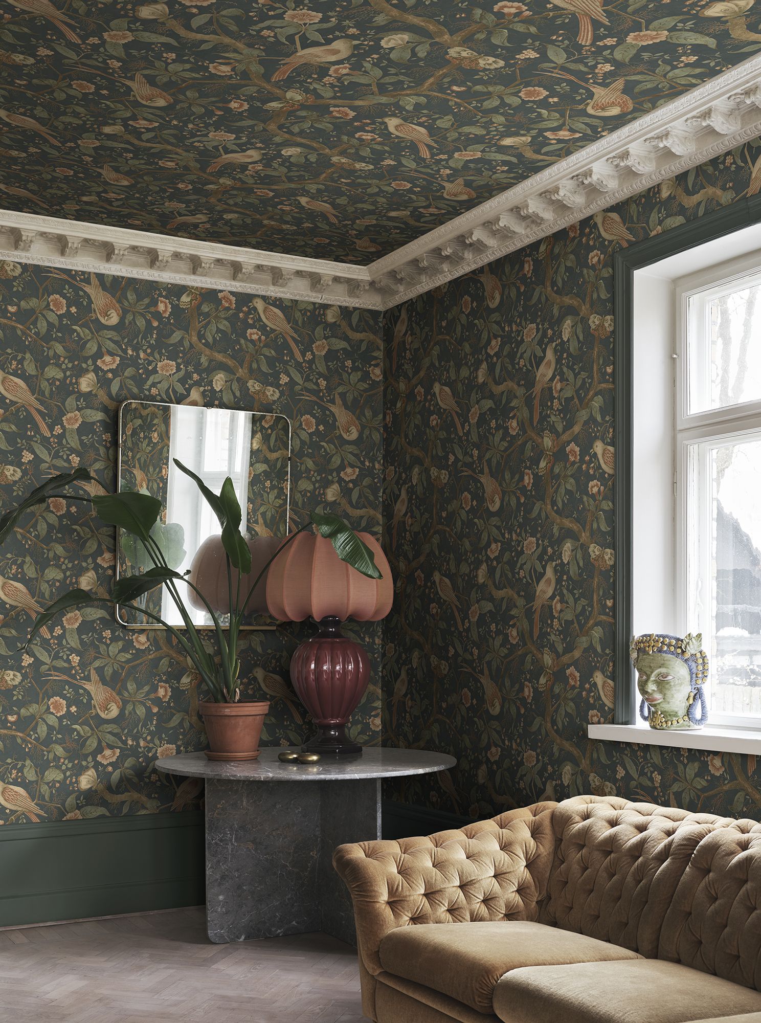 S10687 Alexa Classic Blue Mural by Sandberg