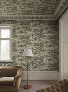 S10689 Lake Como Forest Green Wallpaper by Sandberg