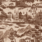 S10690 Lake Como Brown Wallpaper by Sandberg