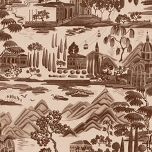 S10690 Lake Como Brown Wallpaper by Sandberg
