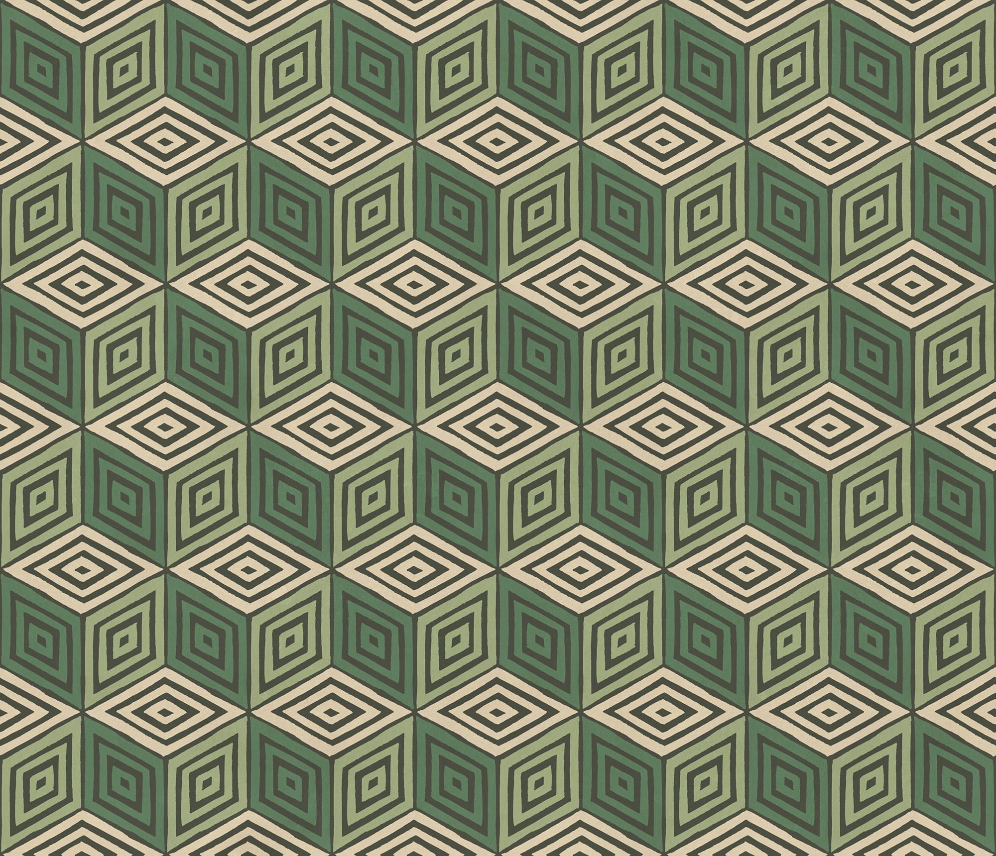 S10692 Chiara Green Mural by Sandberg