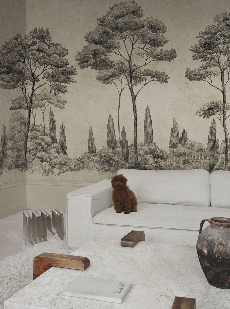 S10694 Andrea Graphite Mural by Sandberg