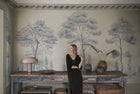 S10695 Andrea Blue Mural by Sandberg