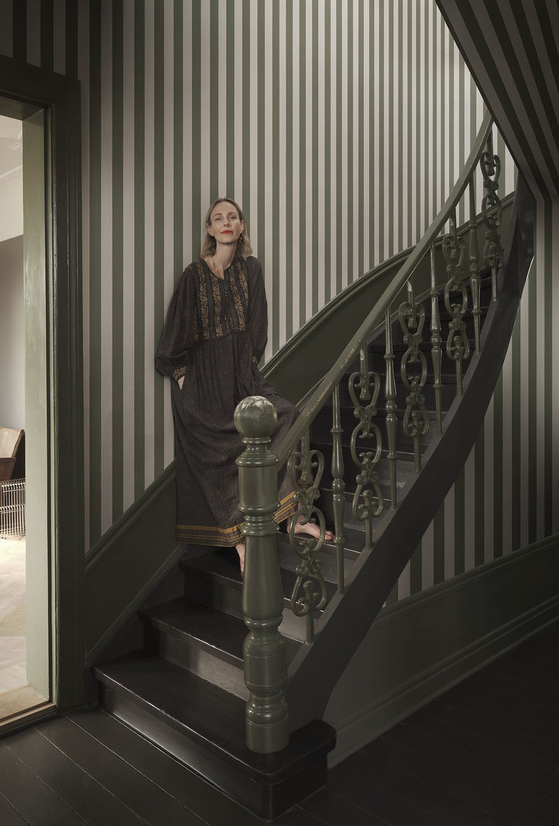 S10698 Sam Forest Green Wallpaper by Sandberg