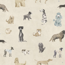 S10706 Beige Taiga and Friends Familjen Mural by Sandberg