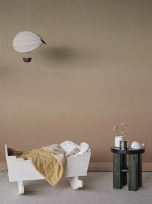 S10710 Peach Skymning Familjen Mural by Sandberg