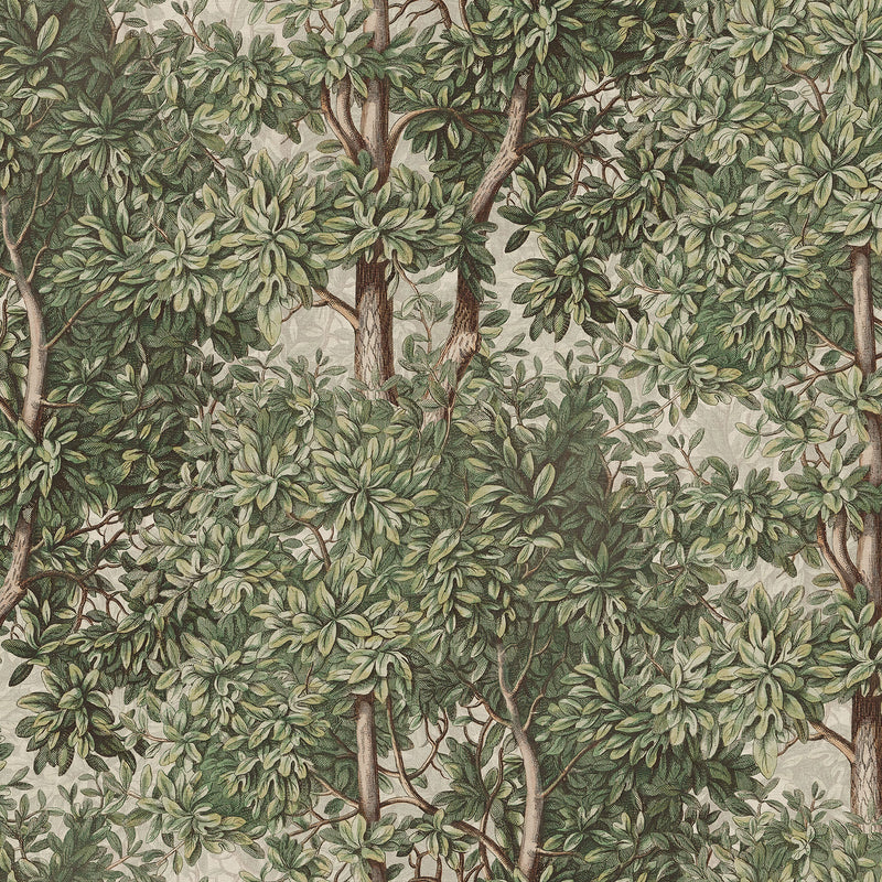 S10713 Green Charles Familjen Mural by Sandberg