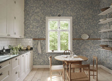 S10719 Misty Blue Linnea Mural Sandberg Edition Mural by Sandberg
