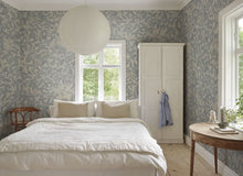 S10719 Misty Blue Linnea Mural Sandberg Edition Mural by Sandberg