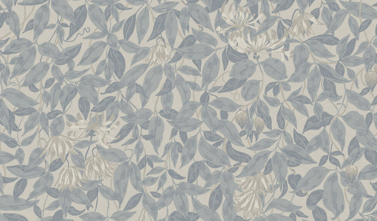 S10719 Linnea Misty Blue Heritage Mural by Sandberg