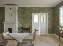 S10720 Green Linnea Mural Sandberg Edition Mural by Sandberg