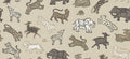 Leonard Beige Heritage Mural by Sandberg