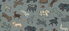 S10727 Leonard Misty Blue Heritage Mural by Sandberg