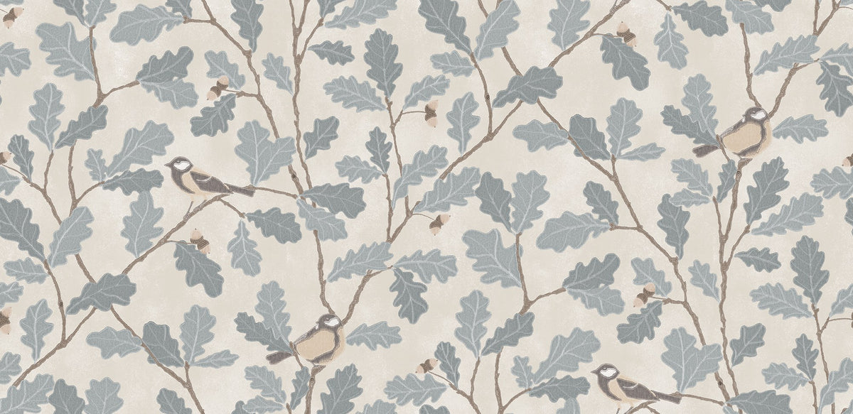 S10731 Waldemar Light Blue Heritage Mural by Sandberg