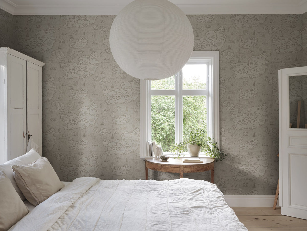 S10733 Ferdinand Beige Heritage Mural by Sandberg