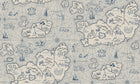 S10734 Ferdinand Blue Heritage Mural by Sandberg