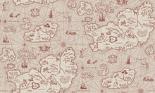 S10735 Ferdinand Burgundy Heritage Mural by Sandberg