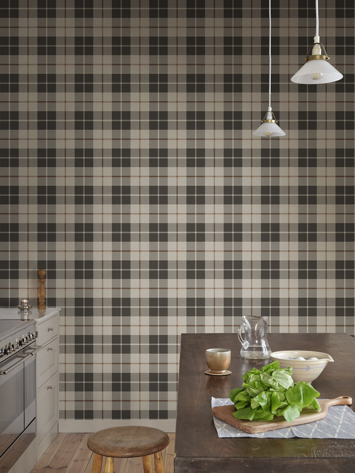 S10751 Ranold Charcoal Heritage Wallpaper by Sandberg