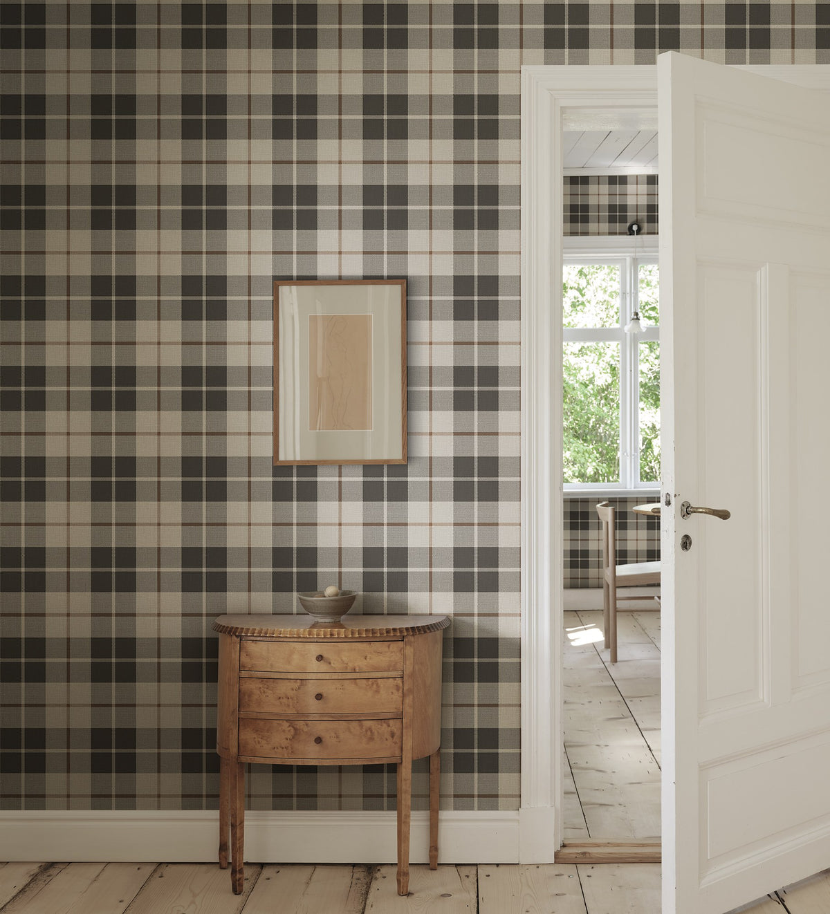 S10751 Ranold Charcoal Heritage Wallpaper by Sandberg
