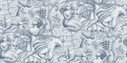 S10755 Baccus Light Blue Heritage Mural by Sandberg