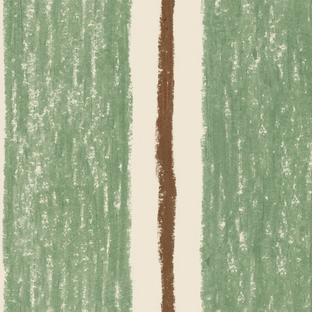 S10761 Dark Green Albin Familjen Mural by Sandberg
