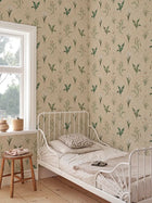 S10762 Green Louise Herbarium Mural by Sandberg