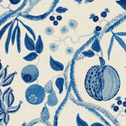 S10763 Blue Tree of Life Mural Herbarium Mural by Sandberg