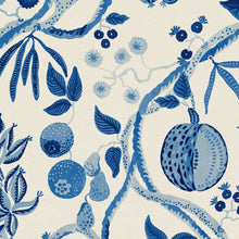 S10763 Blue Tree of Life Mural Herbarium Mural by Sandberg