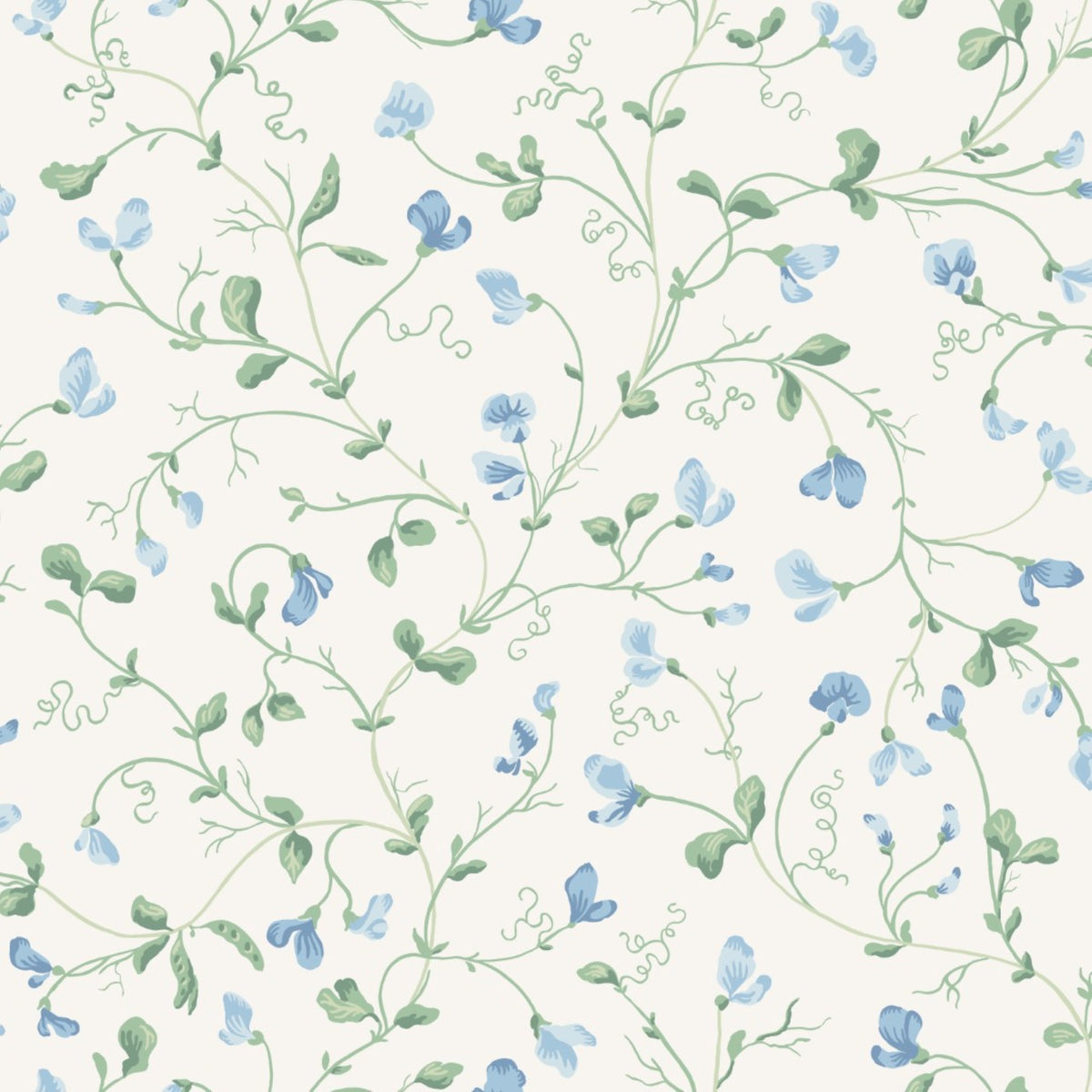 Lucy Sky Blue Kolonin II Wallpaper by Sandberg