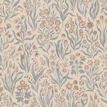 Märta Misty Blue Kolonin II Wallpaper by Sandberg
