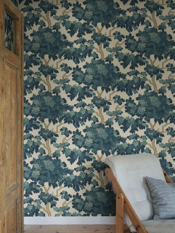 S10789 Teal Eken Sandberg Edition Wallpaper by Sandberg
