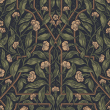 Edda Classic Blue Kolonin II Wallpaper by Sandberg