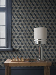 S10805 Chiara Dark Blue Mural by Sandberg