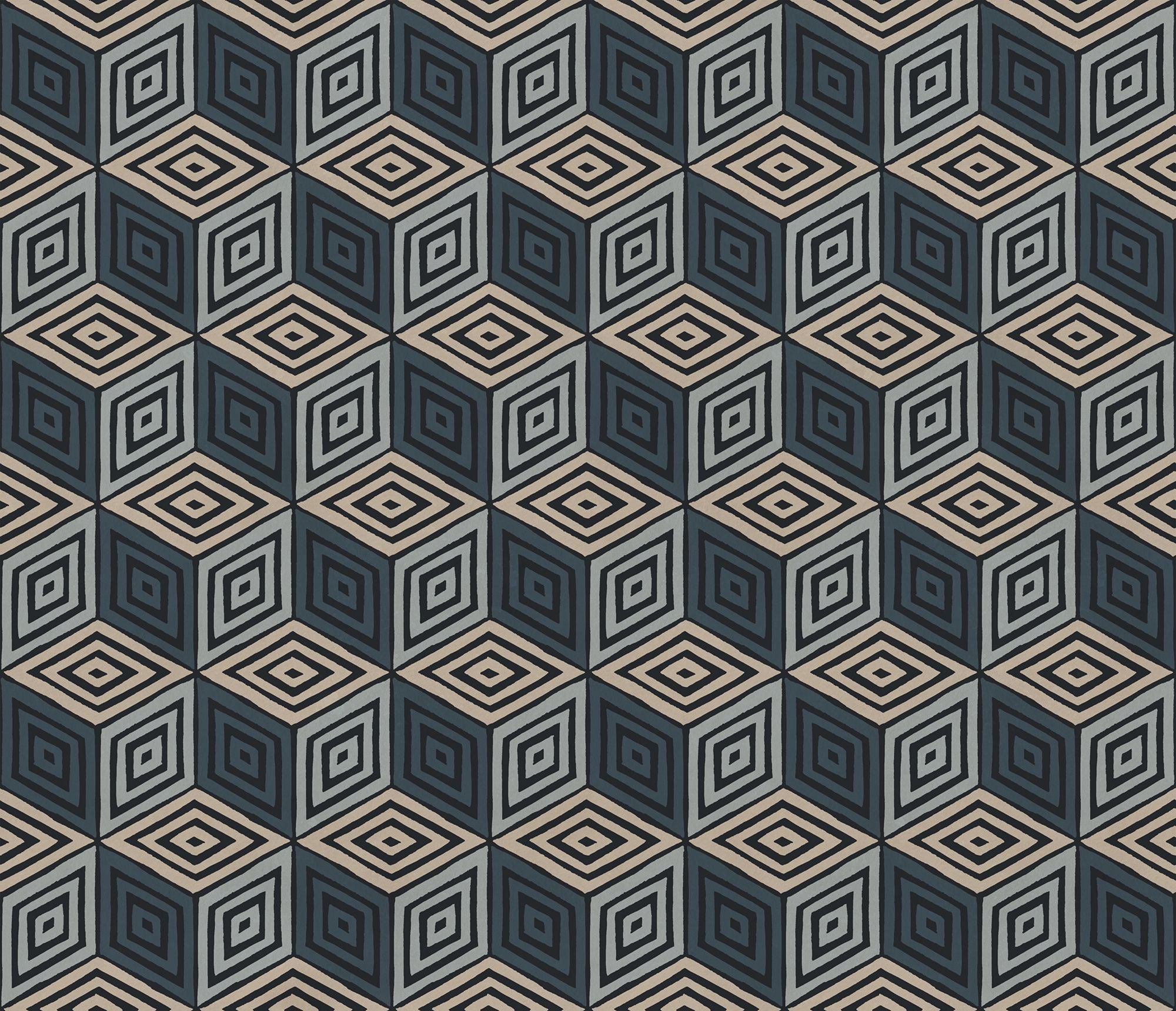 S10805 Chiara Dark Blue Mural by Sandberg