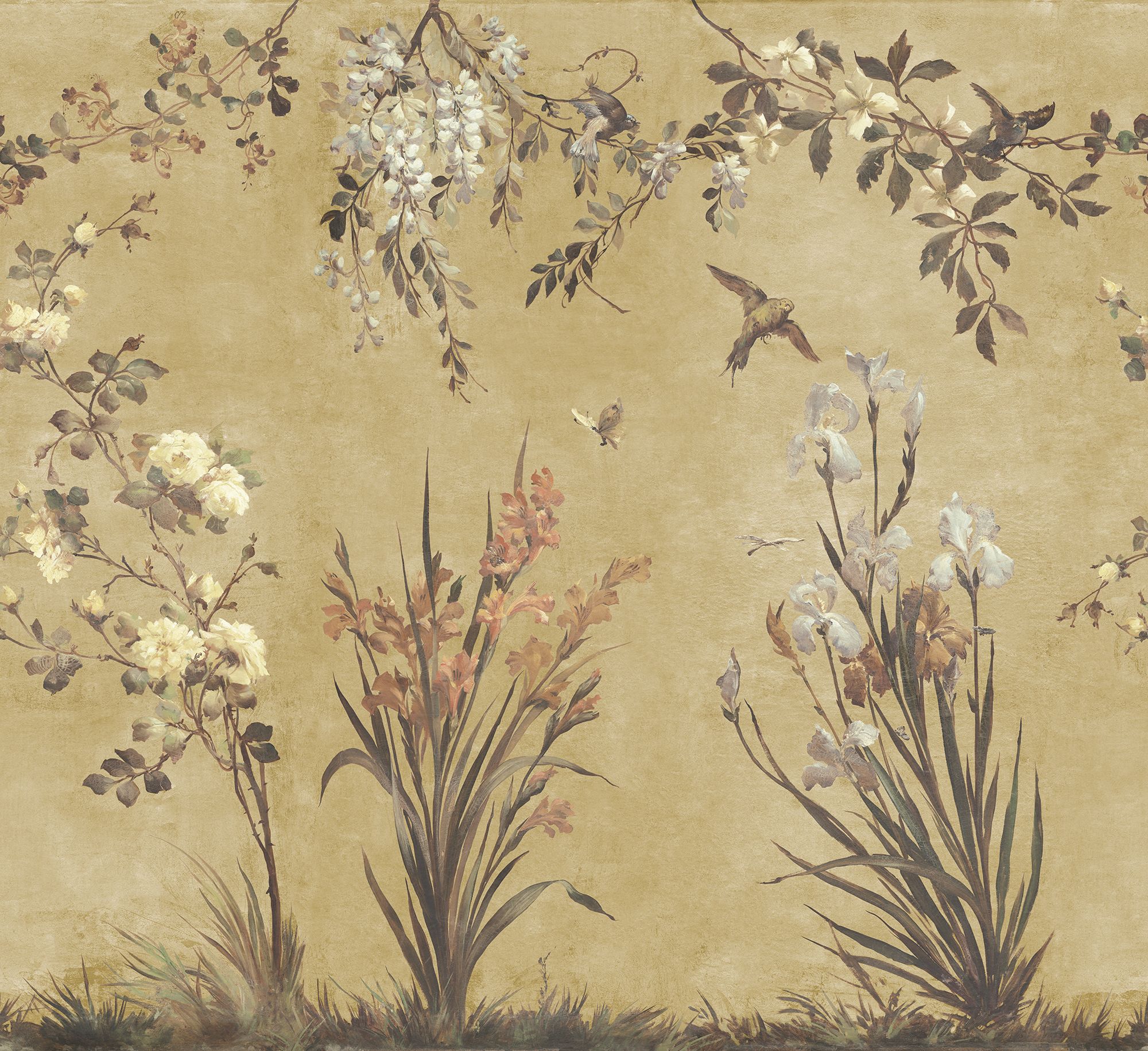 S10814 Nicola Yellow Mural by Sandberg