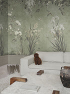 S10815 Nicola Sage Green Mural by Sandberg