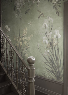 S10815 Nicola Sage Green Mural by Sandberg