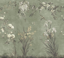 S10815 Nicola Sage Green Mural by Sandberg