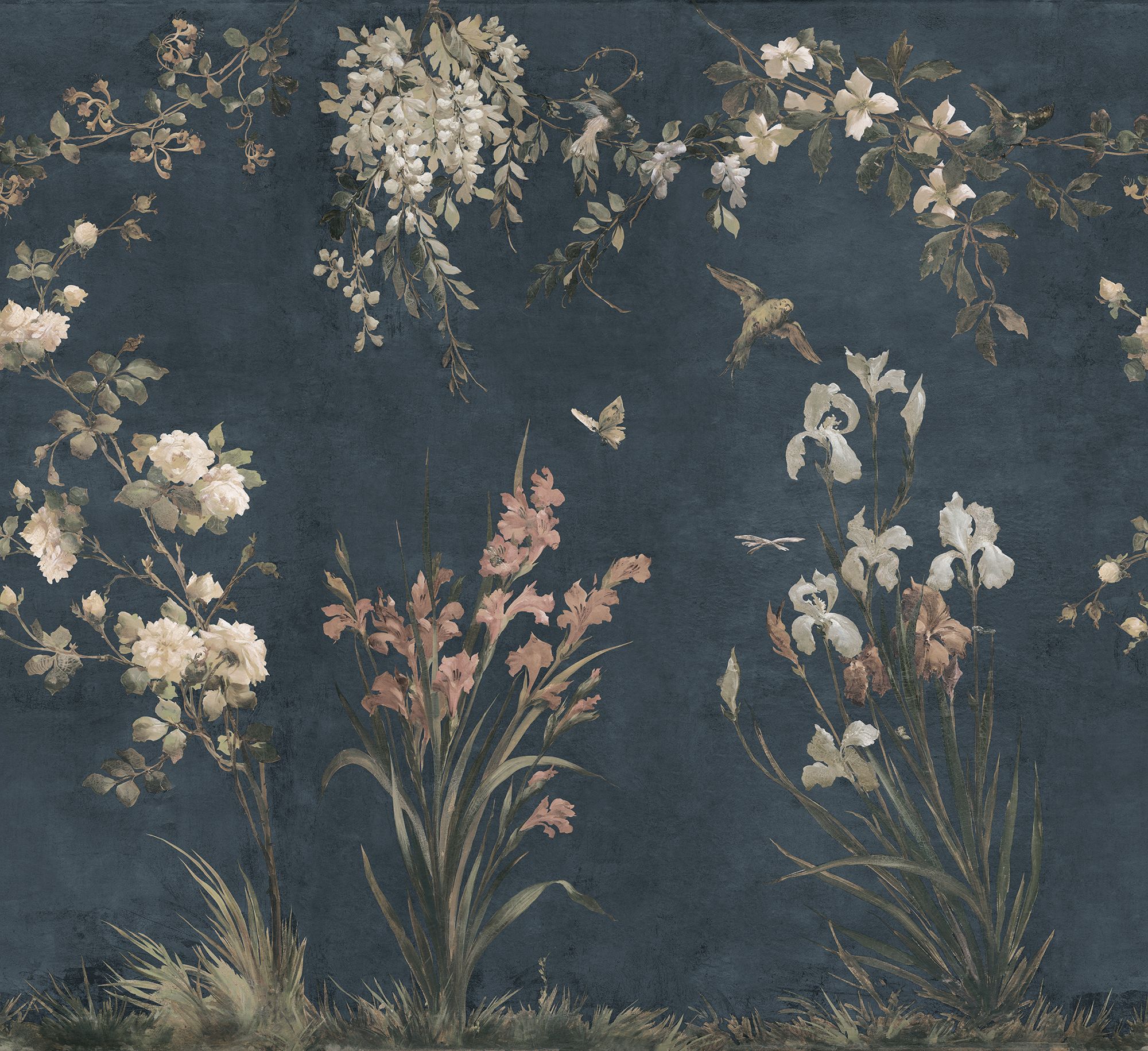S10816 Nicola Classic Blue Mural by Sandberg