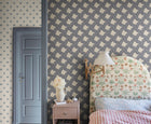 S10819 Blue Annie Rosa & Friends Wallpaper by Sandberg