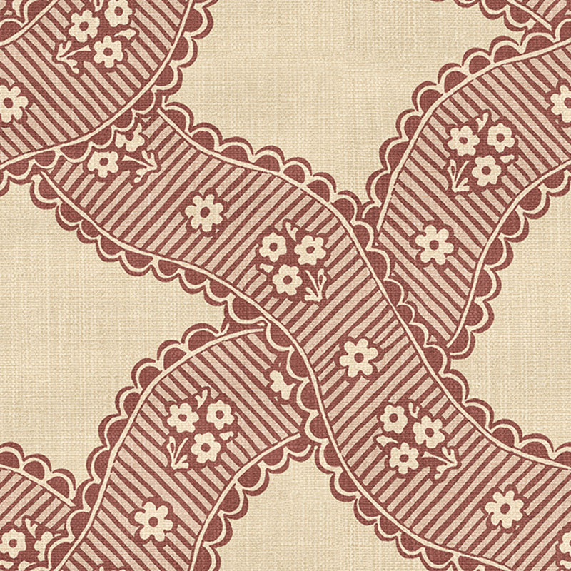 S10820 Red Annie Rosa & Friends Wallpaper by Sandberg