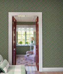 S10822 Green Annie Rosa & Friends Wallpaper by Sandberg