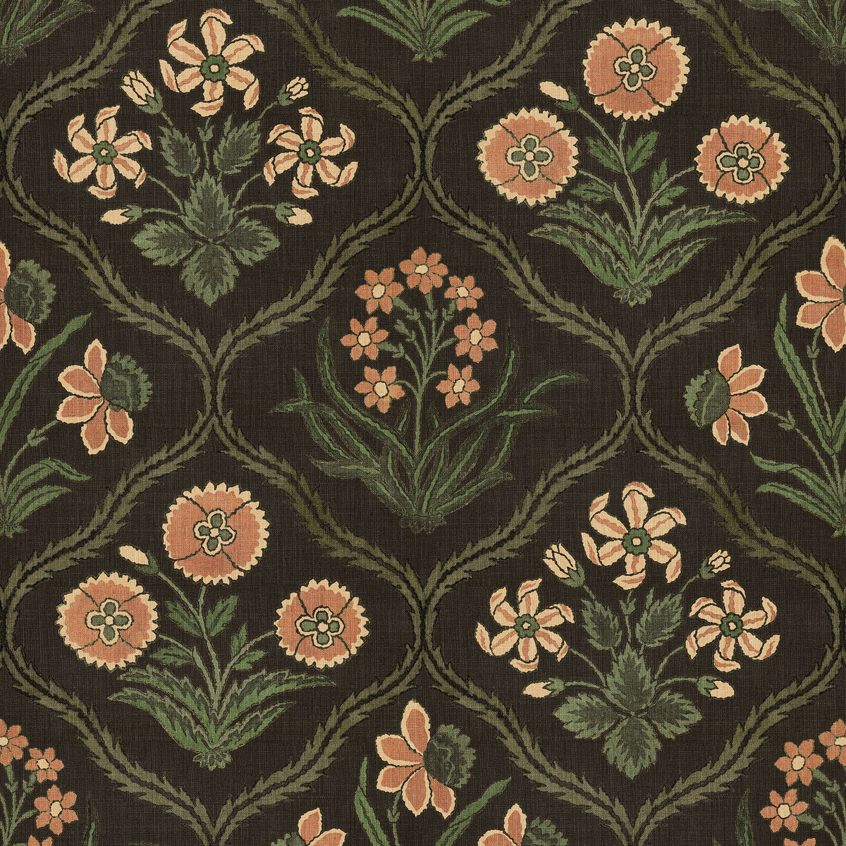 Charcoal Rosa Rosa & Friends Wallpaper by Sandberg