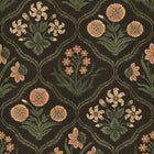 S10826 Charcoal Rosa Rosa & Friends Wallpaper by Sandberg