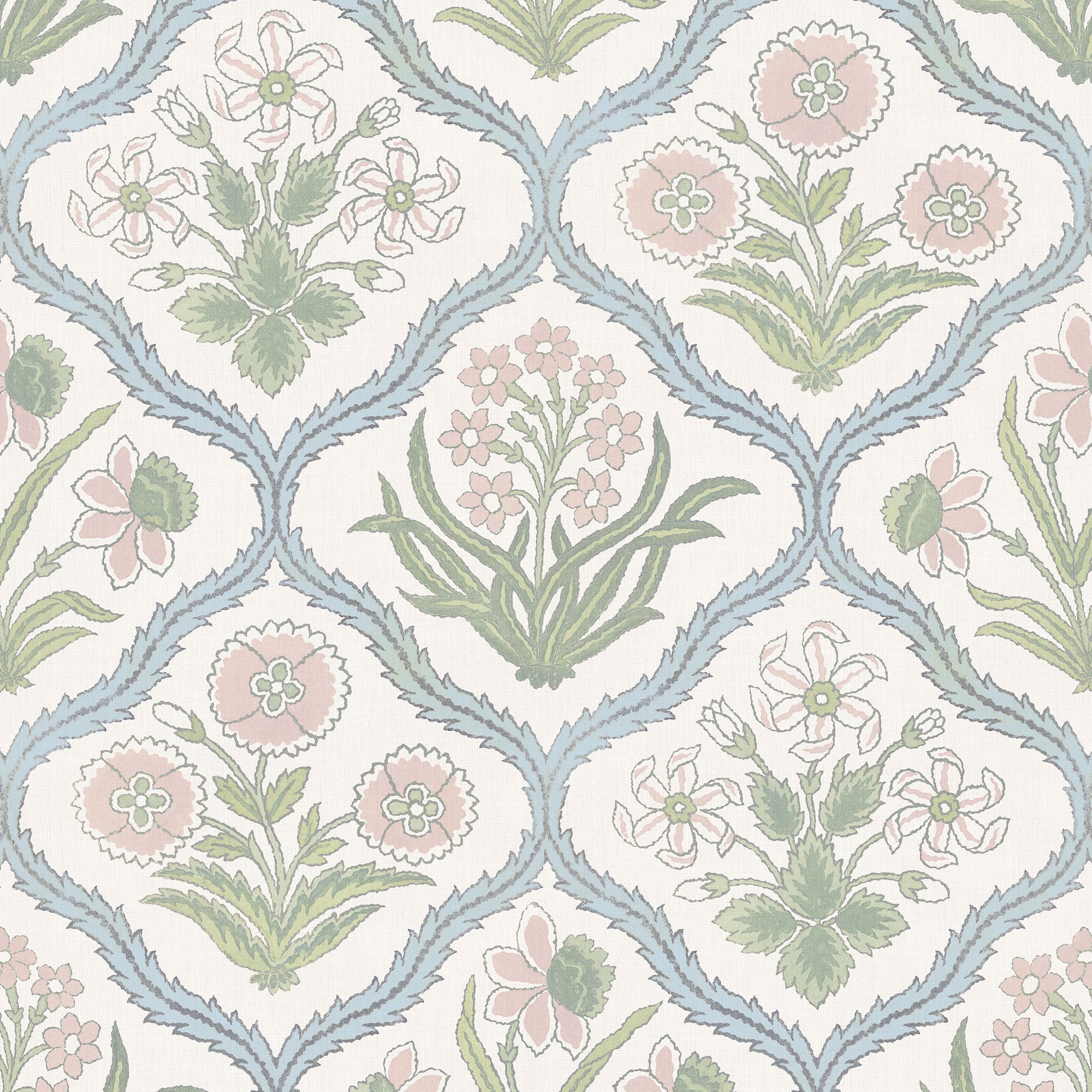 S10827 Pastel Rosa Rosa & Friends Wallpaper by Sandberg